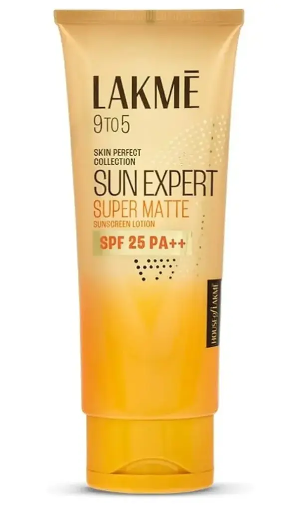 LAKME 9T05 SKIN PERFECT SUN EXPERT SUPER MATTE SUNSCREEN LOTION SPF25 PA++