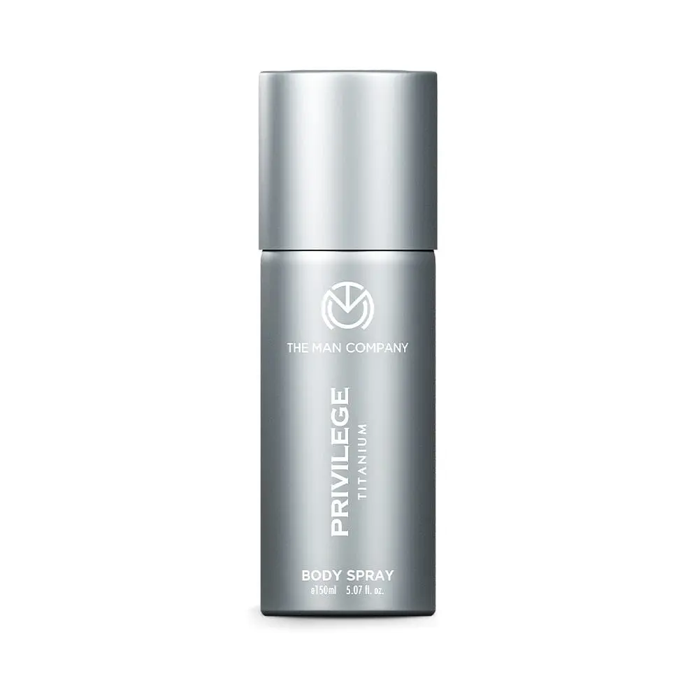 THE MAN COMPANY PRIVILEGE TITANIUM BODY SPRAY e150ml 5.07 fl. oz.
