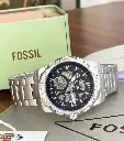 Fossil For Men  7AA Premium Collection # Model - Modern Machine Automatic  #Z Silver Bronson ME3256 Automatic  