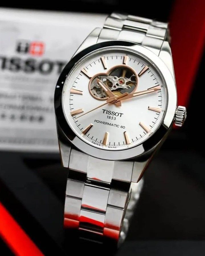 Tissot for Men's, 7AA Premium Collection, Model Gentleman Powermatic 80,Case Size 41mm, and HERITAGE BEAUTY IN WATCHMAKING. ❣️