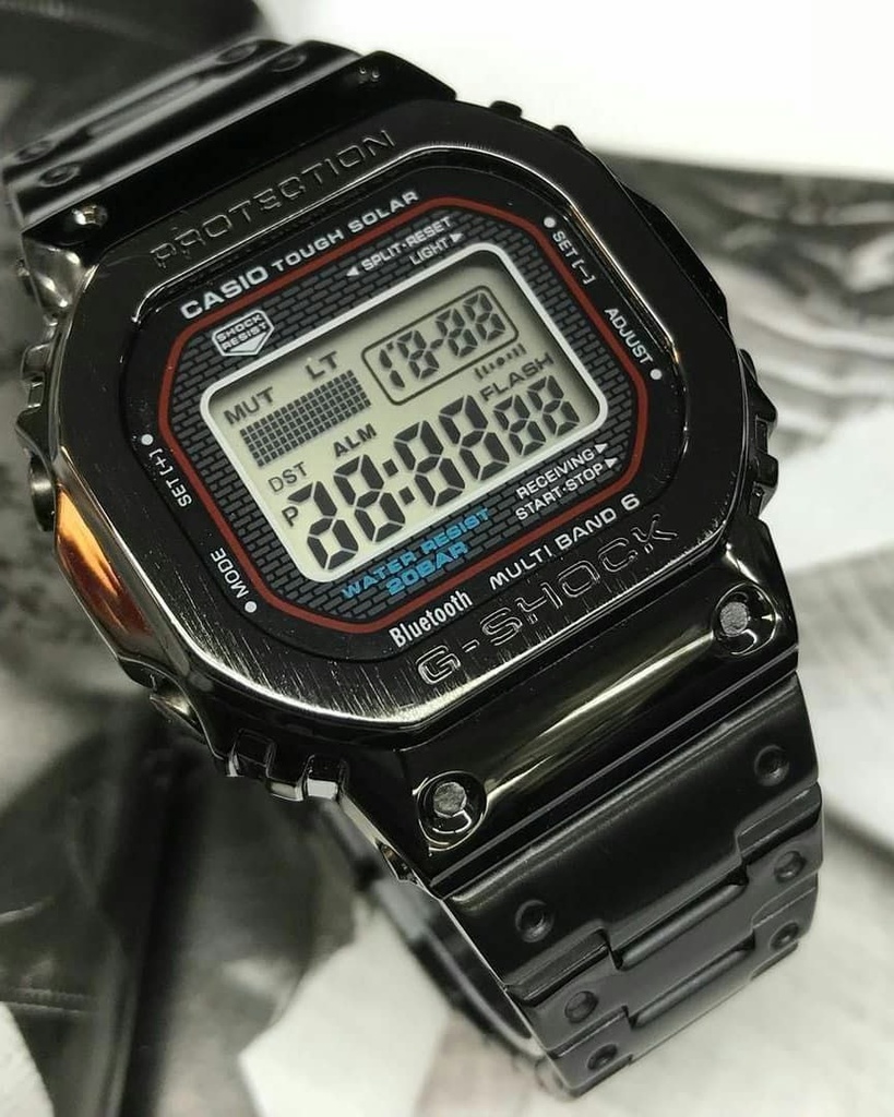 G-Shock for Unisex, 7AA Premium Collection, Model GMW B5000D 1DR, Dial Size 42MM