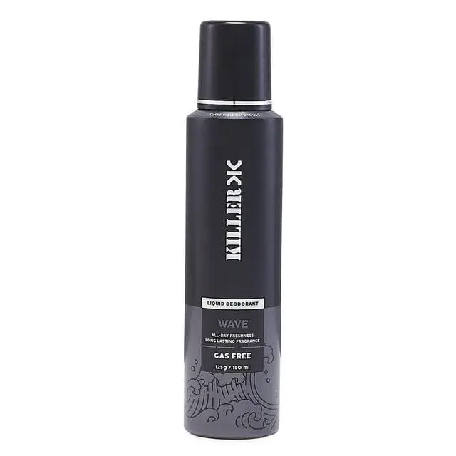 KILLER K LIQUID DEODORANT CYCLONE FRAGRANCE GAS FREE perfume 125g/150 ml