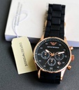 Emporio Armani With black styling rubber strap
