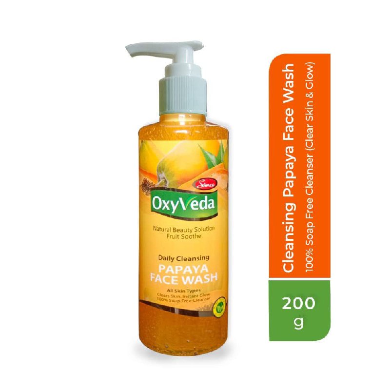 Oxyveda Daily Cleansing PAPAYA FACE WASH