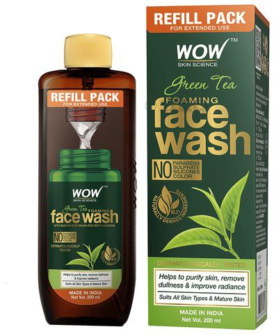 REFILL PACK WOW™ SKIN SCIENCE gree Tea FOAMING Face wash