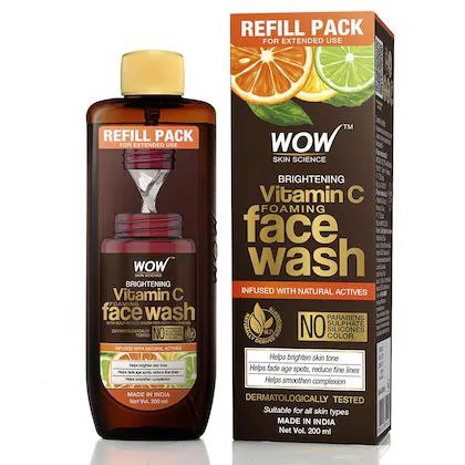 REFILL PACK WOW BRIGHTENING Vitamin C face wash