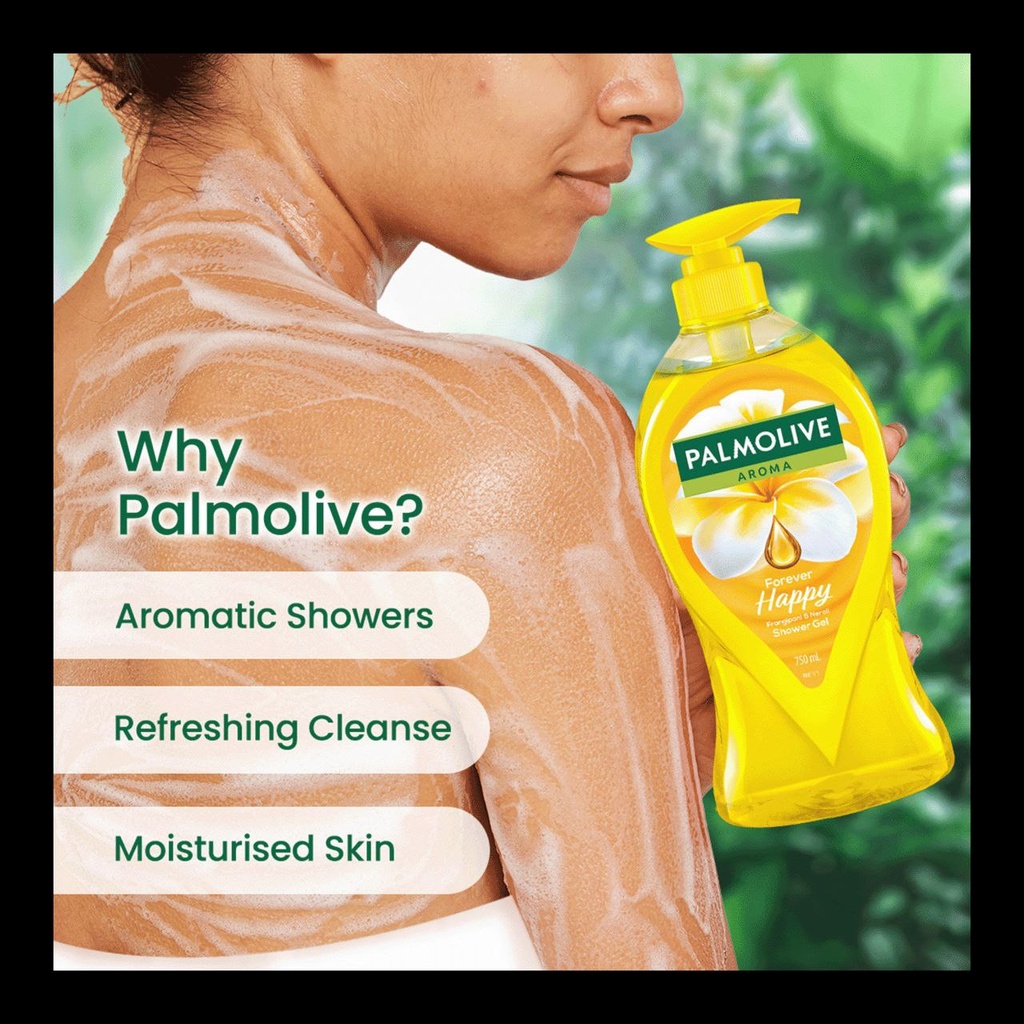 PALMOLIVE AROMA Forever Happy Frangipani & Neroli Shower Gel 750 mL