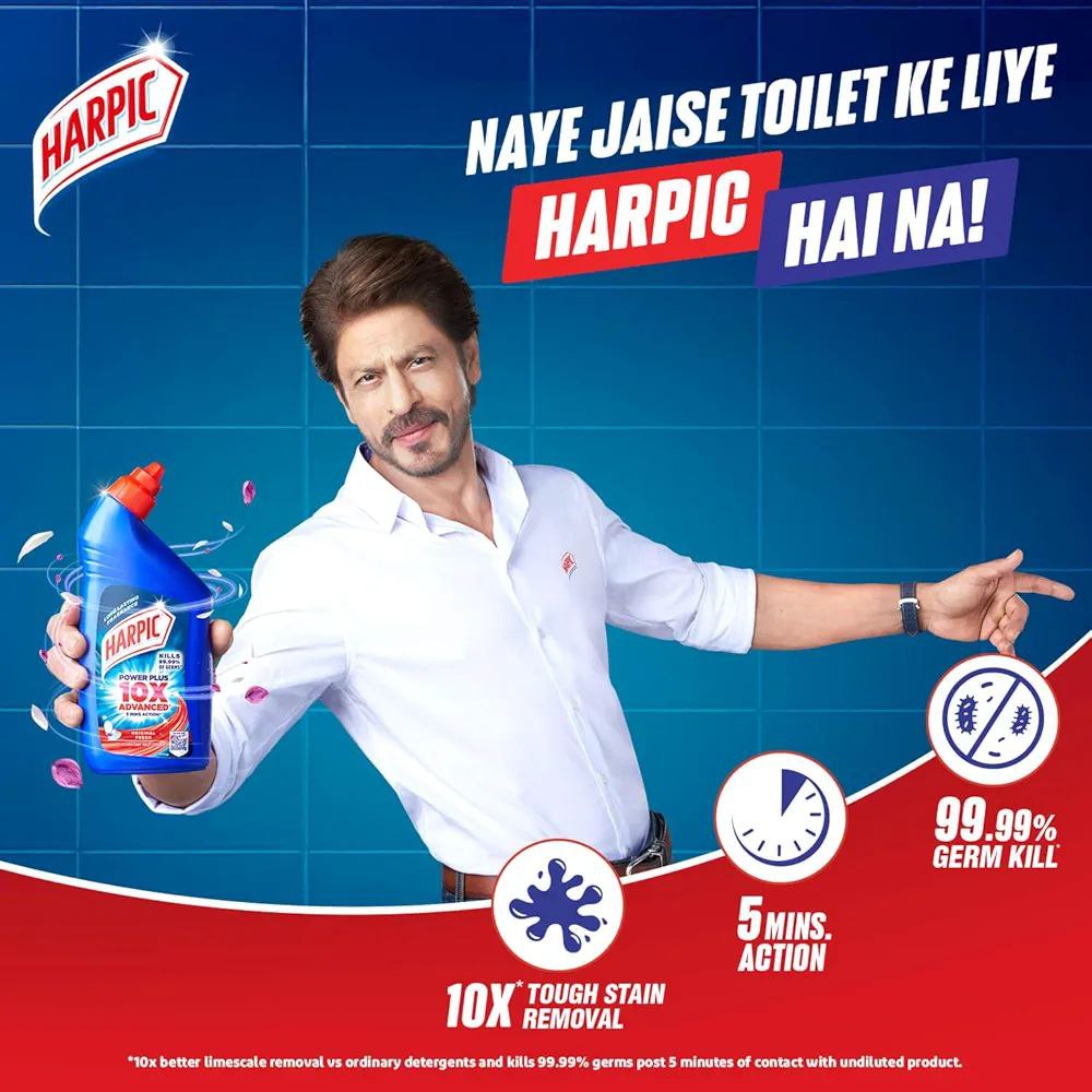 NEW LONG LASTING FRAGRANCE HARPIC