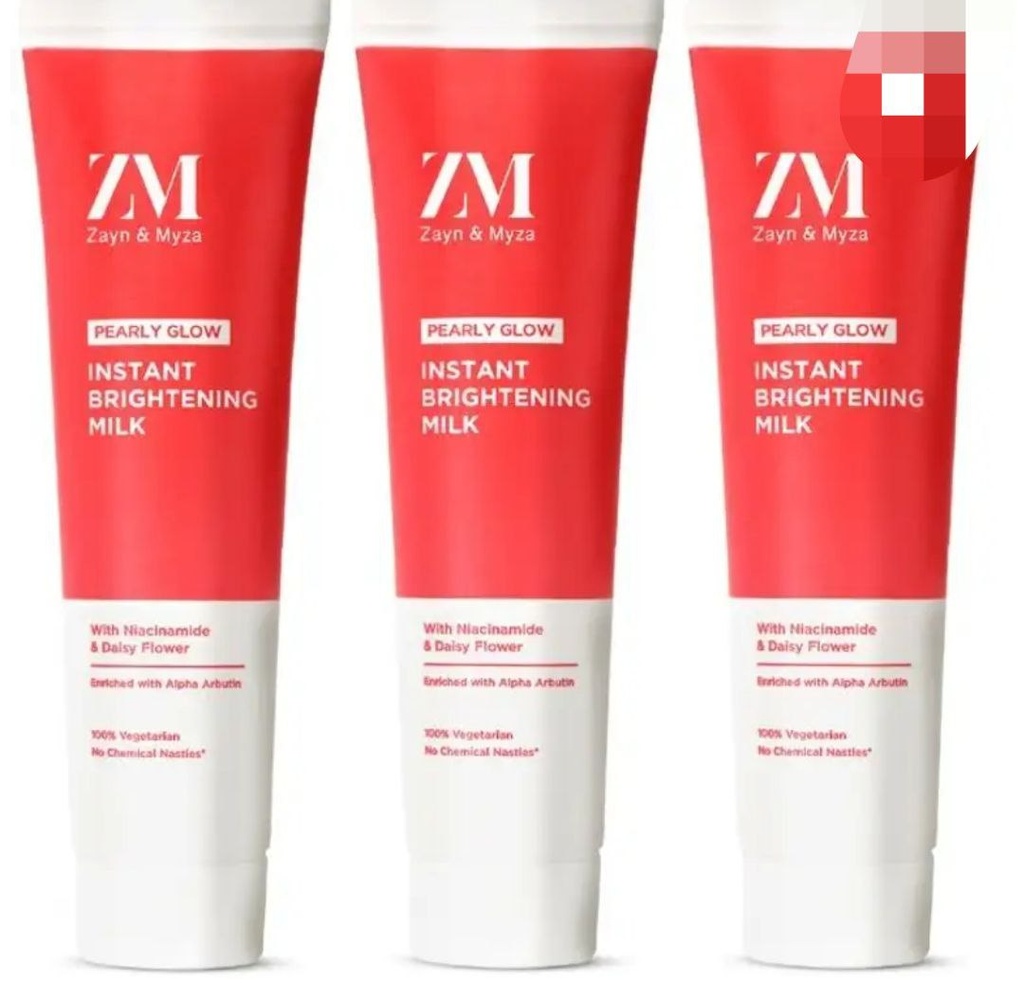 ZM Zayn & Myza PEARLY GLOW INSTANT BRIGHTENING MILK With Niacinamide & Daisy Flower