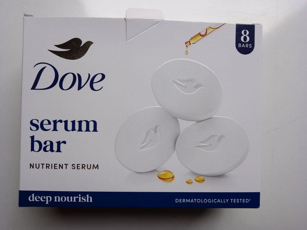 Dove soap 8 bars serum bar
