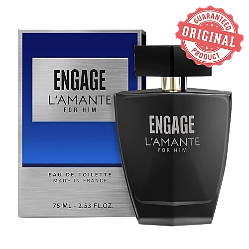 Engage L'amante Eau De Toilette, For Him, 75 ml