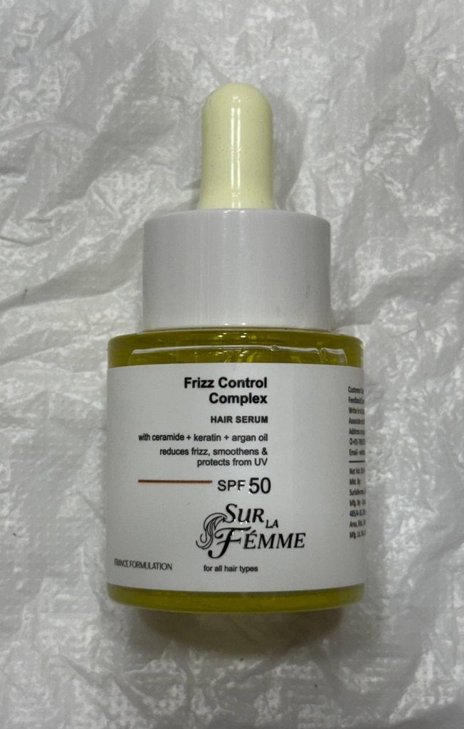 SPF 50 SURLA FÉMME Frizz Control Complex HAIR SERUM
