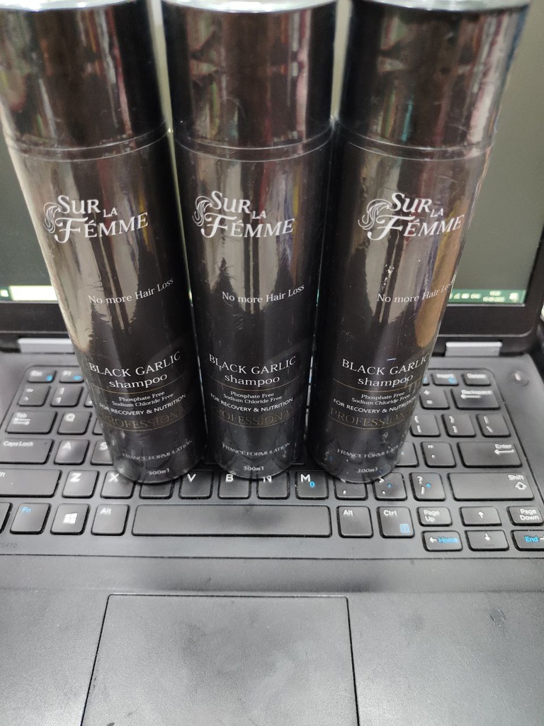 SUR LA FEMME NO MORE Hair Loss BLACK GARLIC SHAMPOO