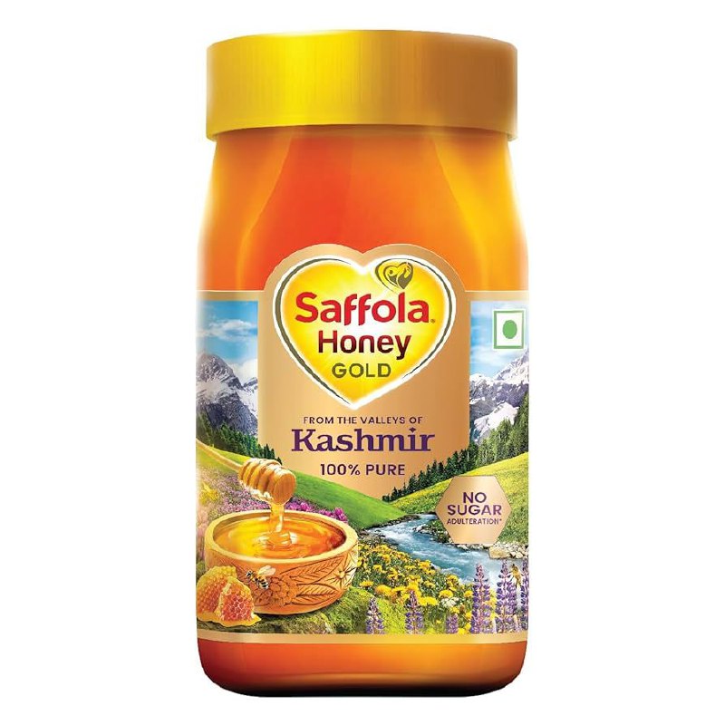 Saffola Honey FROM THE VALLEYS OF Kashmir 100% PURE