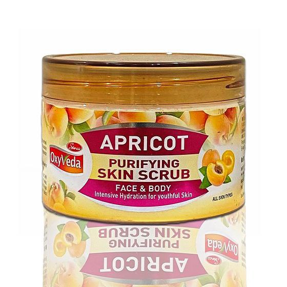Simco Oxyveda Apricot Purifying Skin Scrub -benefits skin that’s