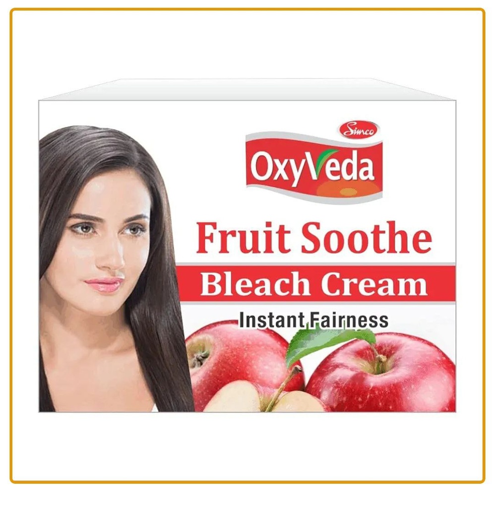 Simco Oxyveda Fruit Soothe Bleach Cream