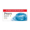 Pears Soft and Fresh Bathing Bar, 125g (Buy 3 Get 1 Free)