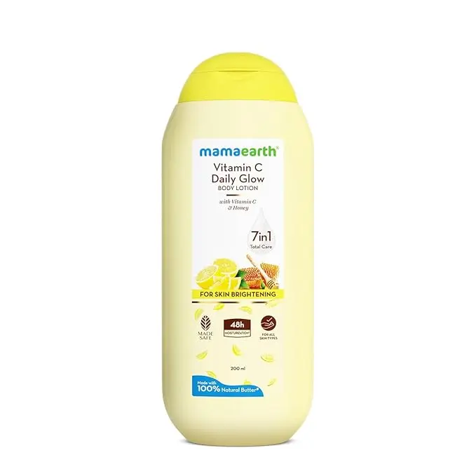 Mamaearth Vitamin C Daily Glow Body Lotion For Skin Brightening with Vitamin C & Honey 200ml