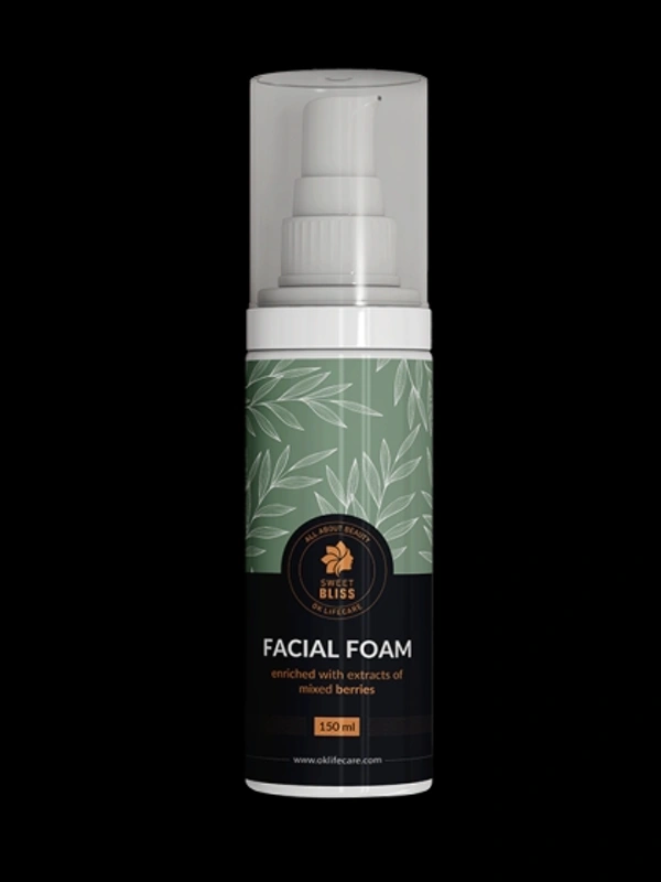 SWEET BLISS OK LIFE CARE FACIAL FOAM enriched with extracts mixed bemes 150 m