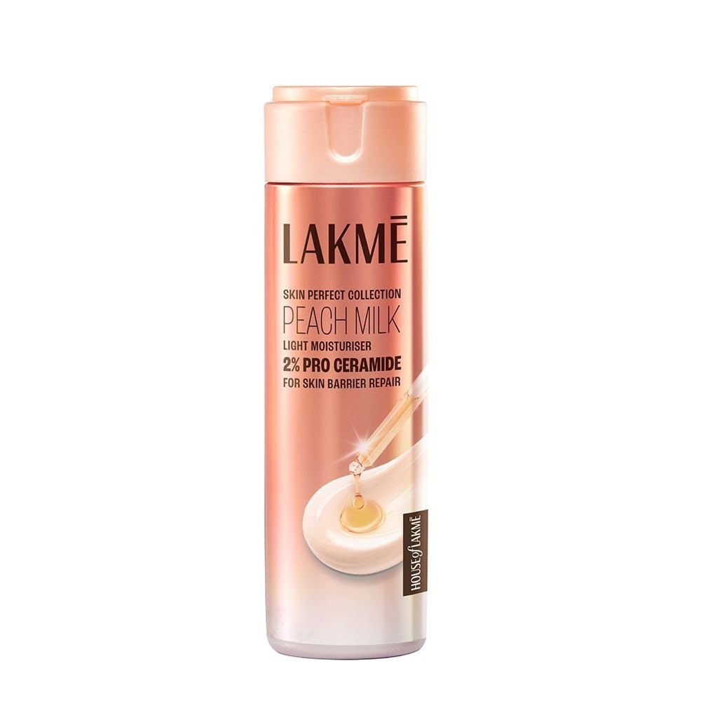 Lakme Peach Milk Pro Ceramide Moisturizer with Vitamin E for Deep Moisturizing
