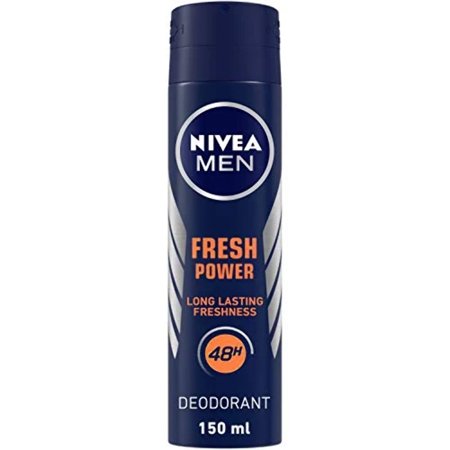 NIVEA Men Deodorant  Fresh Power  48h Long Lasting Freshness with Fresh Musk Scent  150 Ml