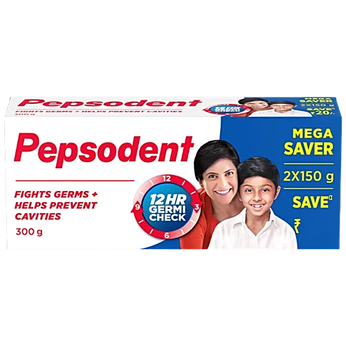 Pepsodent 12Hr Germicheck Toothpaste, 150 g (Pack of 2)