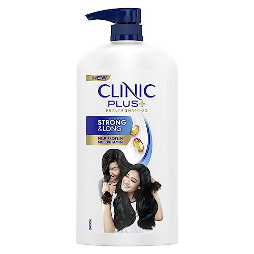 Clinic Plus Strong & Long Shampoo 1 L, with Milk Proteins & Multivitamins for Healthy and Long Hair