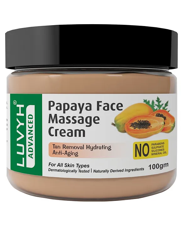 Luvyh Papaya Face Massage Cream100 g
