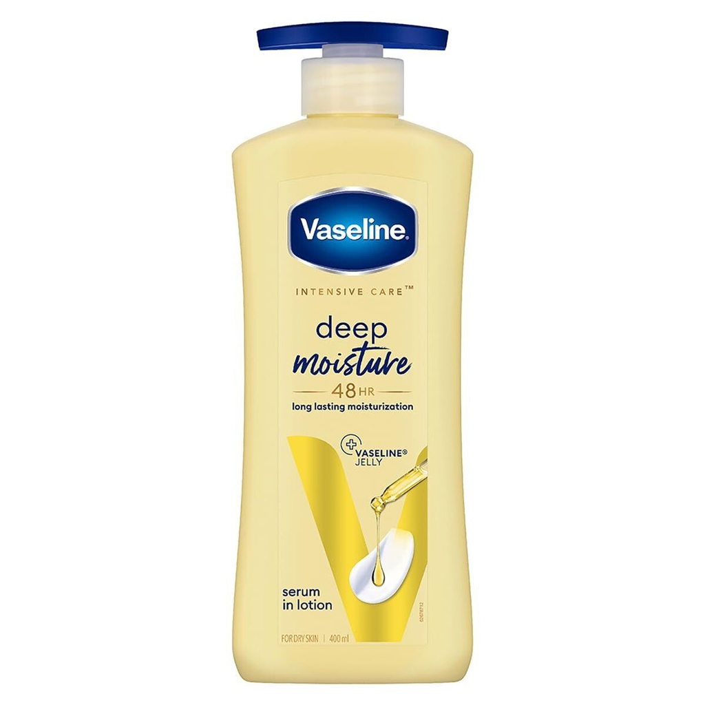 [111] Vaseline Intensive Care Deep Moisture Nourishing Body Lotion 400 Ml | FREE SHIP