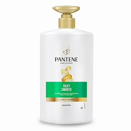 Pantene Hair Science Silky Smooth Shampoo 1000ml with Pro-Vitamins & Vitamin E 