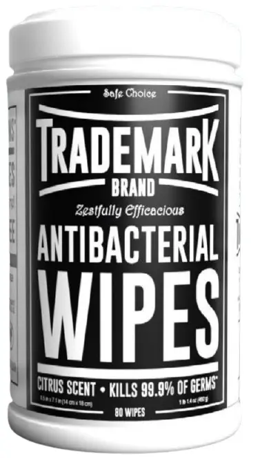 Safe Choice trade mark • KILLS 99.9% OF GERMS 5571 in (14 cm x 18 cm) 80 WIPES 15 oz (425 g)