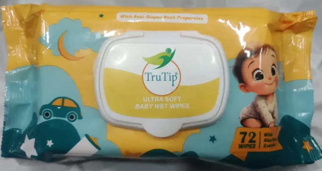 TruTip ULTRA SOFT BABY WET WIPES 72 WIPES Alos les Ext