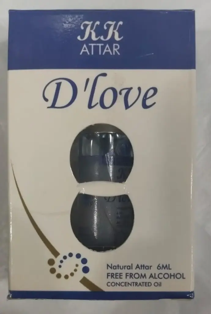 KK ATTAR D'love natural attar 6ml free from Alcohol concentrated oil