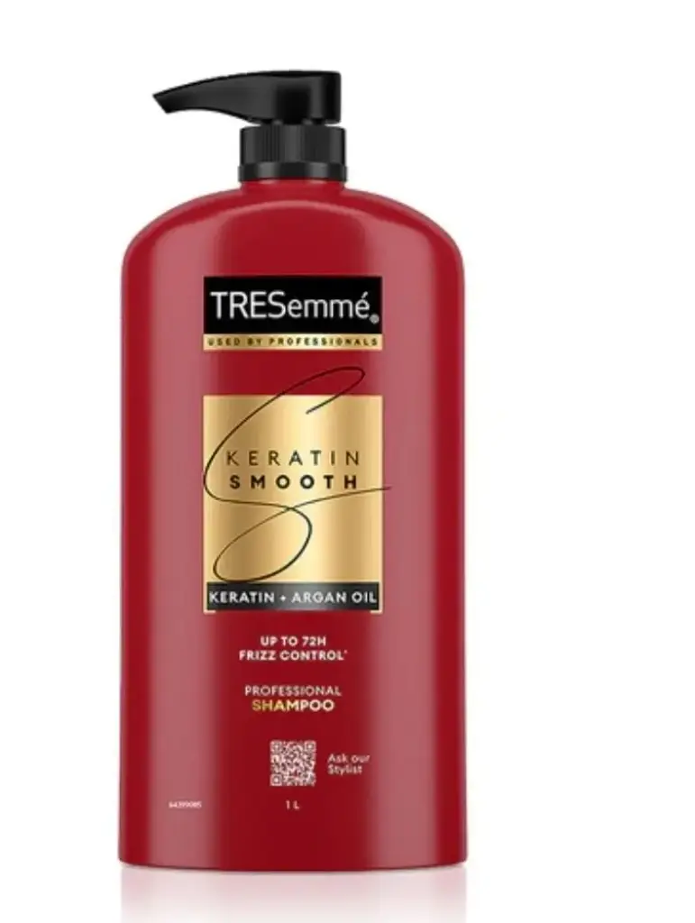 TRESemmé USED BY PROFESSIONALS KERATIN SMOOTH KERATIN + ARGAN OIL UP TO 72H FRIZZ CONTROlPROFESSIONL SHAME
