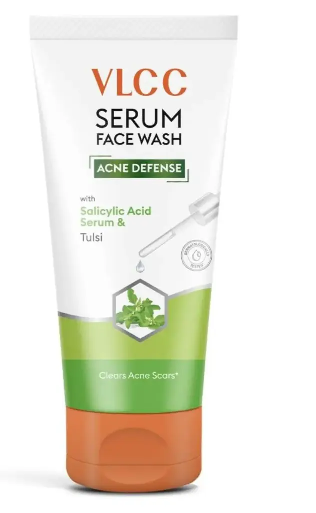 VLCC SERUM FACE WASHACNE DEFENSE with Salicylic Acid Serum& TulsiDERMA Clears Acne Scars*