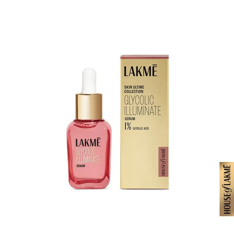 LAKMĒ SKIN ULTIME COLLECTION GLYCOLIC ILLUMINATE SERUM 1% GLYCOLIC O ACID HOUSE OF LAKME