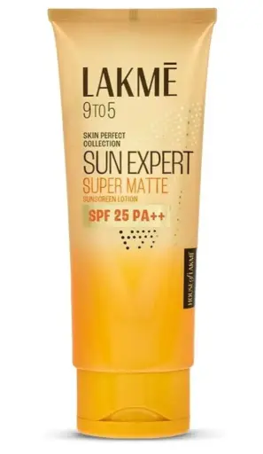 [1226] LAKME 9T05 SKIN PERFECT SUN EXPERT SUPER MATTE SUNSCREEN LOTION SPF25 PA++