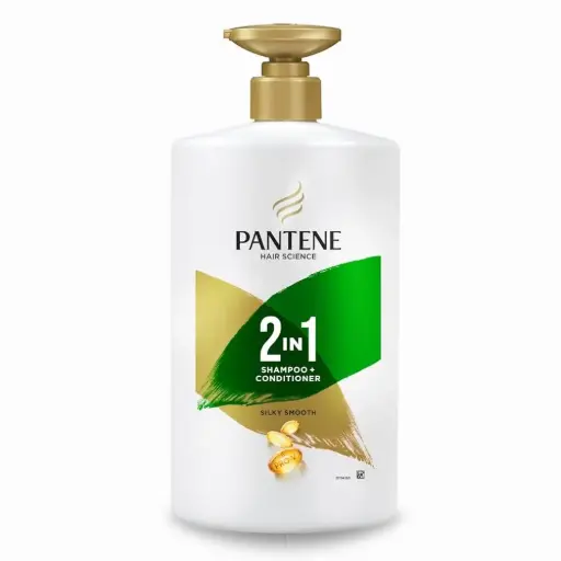 [1259] PANTENE HAIR SCIENCE 2IN1 SHAMPOO + CONDITIONER SILKY SMOOTH PROV