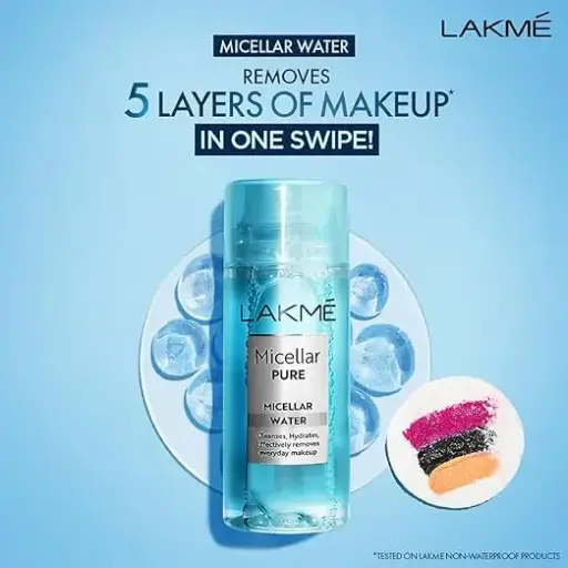 [310] LAKMÉ Hydrating & Soothing Face Cleanser | Gentle Makeup Remover, Micellar Cleansing Water