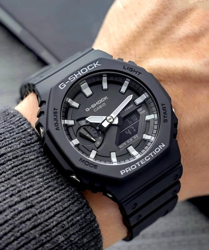 [1425]   G Shock For Unisex 7AA Premium Collection Model - GA-2100 Case  Working AutoLight