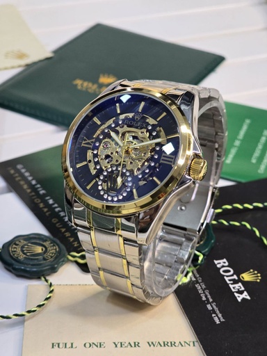 [1449] ROLEX For Men Quality 7AA Premium Open Heart Model Open Heart Two Tone Automatic Case Size - 42mm