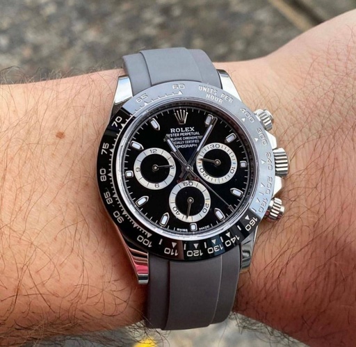 [1470] Rolex For Men New Cosmograph Daytona Black Dial Same As Original model 