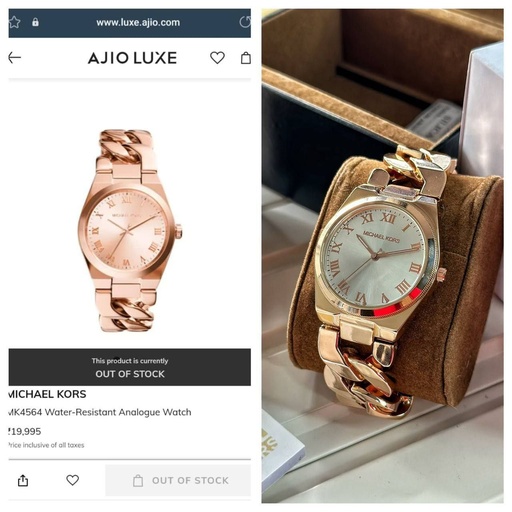 [376] Michael Kors For Her 7AA Premium Collection Model MK4564 Same As Original model 