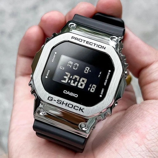 [1477] Casio G-Shock Unisex Collection Model DW-5600BB-1 Metal Body 7AA Premium Quality
