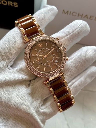 [1483] Michael Kors For Her 7A Premium Collection Model MK5896 Dial Size 39mm COLOUR OF BEST OF QUALITY ❣ 