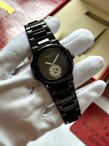 [1523] Patek Philippe Nautilus All Black Special Edition 🖤🖤 Patek Philippe For men’s Patek Nautilus