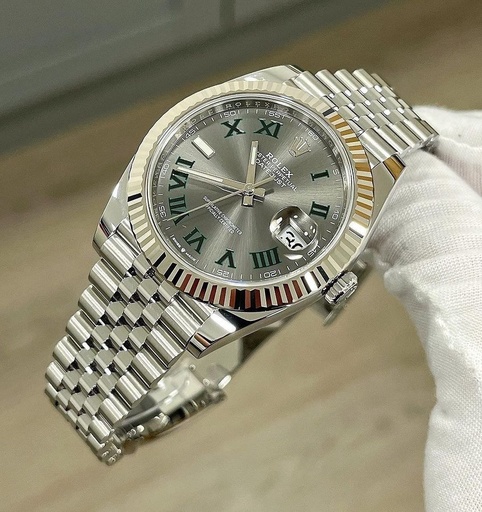 [498] Rolex DateJust 41 Wimbledon* 😍 FULLY AUTOMATIC LUXURY  MODEL*🔥