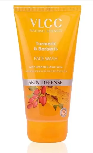 [641] VLCC Turmeric & Berberis FACE WASH with Brahmi & Aloe Vera 