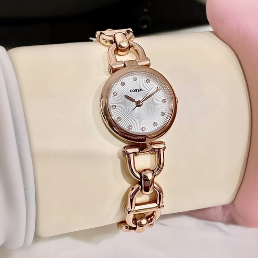 [1586] Fossil For Her 7A Premium Series Model Women's Rose brown Collection Dial Size 35mm STYLISH & ELEGANT