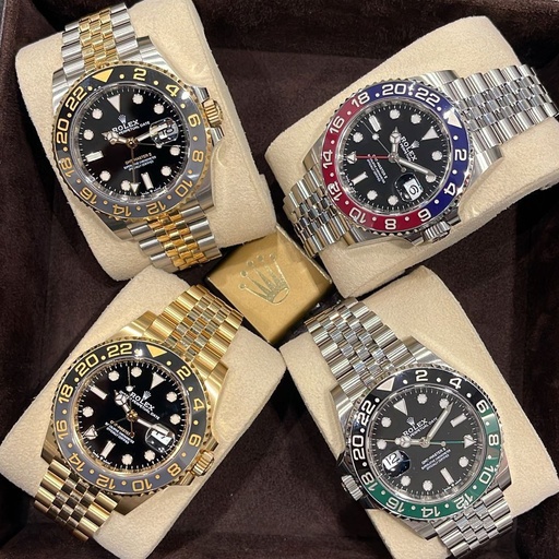 [1634] Rolex For Men 7AA Premium Collection Model Rolex GMT II Ever Rose Dial Size 41mm STRIKING TOOL FOR ALL OCCASION TYPES❣️